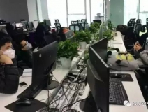 成都一公司邊裝修邊辦公，裝修味道嗆人 員工戴防毒面具辦公